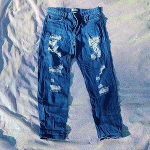 Forever 21 Women's Distressed Blue Jeans!Size 27!